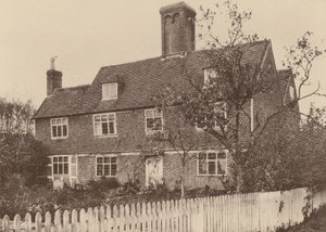 Swiggshole Boerderij, Horsmonden, Kent (zw/w foto)