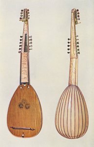 Muziekinstrumenten: Theorbo