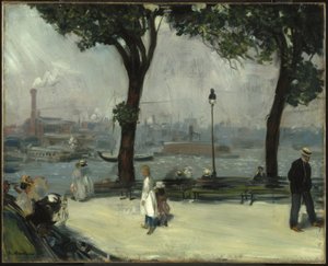 East River Park door William Glackens