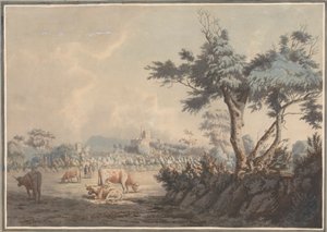 Landschap, Kasteel en Vee