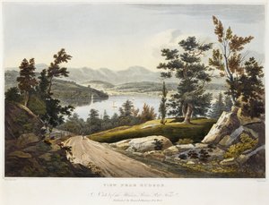 Uitzicht nabij Hudson, 1822