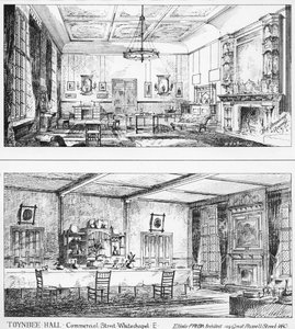 Interieur van Toynbee Hall