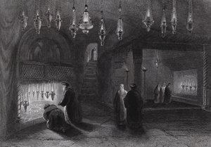 Heiligdom van de Geboorte, Bethlehem (gravure)