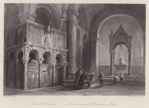 Graf van Sint Ambrosius door William H. Bartlett