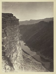 Grand Cañon, Colorado-rivier, bij Paria Creek, kijkend naar het oosten door William H. Bell