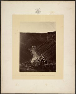 Grand Cañon van de Colorado River, monding van Kanab Wash, westwaarts kijkend door William H. Bell