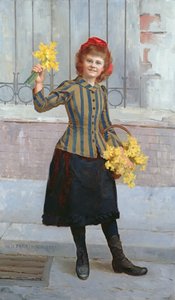 Een Portret van Miss Gertie Miller, 1893
