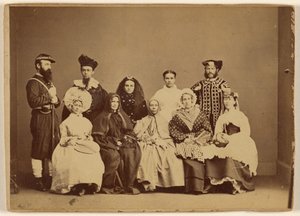 Maskerade 18 februari 1868 - Friendship Hall Phila. door William H. Rhoades