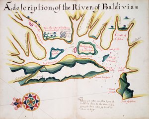 Een beschrijving van de rivier van Baldivia door William Hack