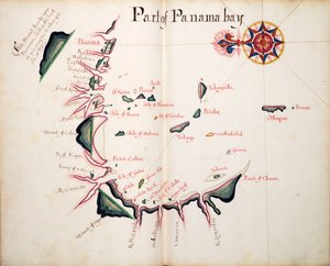 Deel van Panama Bay door William Hack