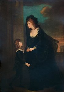 Mevrouw Siddons en Haar Zoon in de Tragedie van Isabella, 1784, 1935