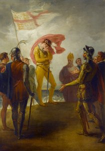 De landing van Richard II in Milford Haven, c.1793-1800 door William Hamilton