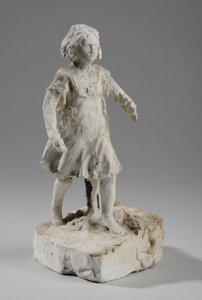 Maquette voor Beeld van een Rennend Meisje door William Hamo Thornycroft