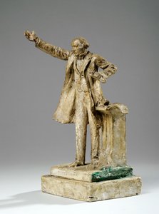 Maquette voor het Standbeeld van William Ewart Gladstone op de Strand, Londen door William Hamo Thornycroft