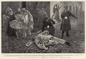 Dageraad op Aswoensdag, een carnavalsdrama in een Spaanse stad door William Hatherell