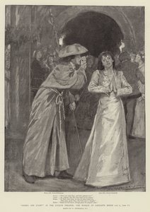 Romeo en Julia in het Lyceum Theater, het Masker bij Capulet