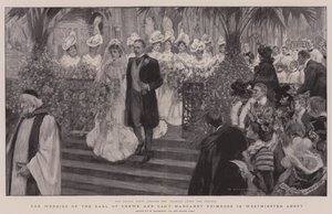 Het Huwelijk van de Graaf van Crewe en Lady Margaret Primrose in Westminster Abbey