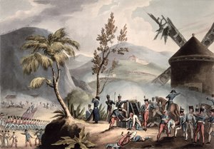 Slag bij Roleia, 17 augustus 1808, gegraveerd door Thomas Sutherland