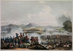 Slag bij Talavera, 28 juli 1809, gegraveerd door Thomas Sutherland (geb. ca. 1785) door William Heath