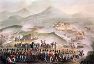 Slag bij Toulouse, 10 april 1814, gegraveerd door Thomas Sutherland (ca. 1785)