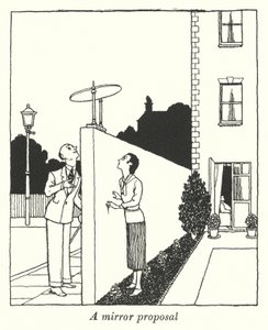 Een spiegelvoorstel door William Heath Robinson