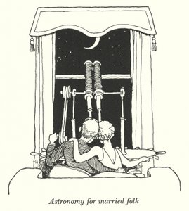Astronomie voor getrouwde mensen door William Heath Robinson