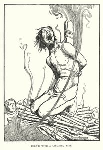 Verbrand met een aanhoudend vuur door William Heath Robinson