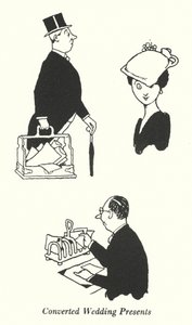 Omgezette huwelijkscadeaus door William Heath Robinson