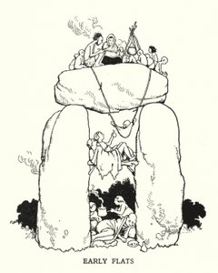 Vroege flats door William Heath Robinson