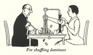 Voor het schudden van domino
