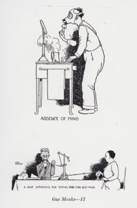 Gas Maskers - II door William Heath Robinson