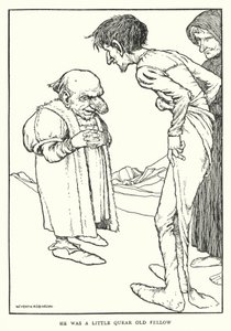 Hij was een beetje een rare oude kerel (litho) door William Heath Robinson