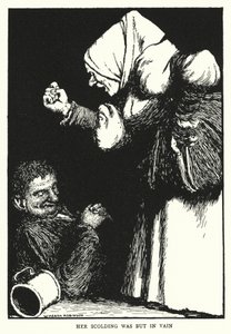 Haar gescheld was tevergeefs door William Heath Robinson