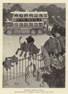 Geschiedenis herhaalt zich, een ongeregistreerde paniek in Whipsnade, vanwege een periode van nat weer