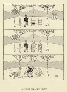 Het Hijsen van de Chaperonne door William Heath Robinson