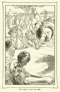 Illustratie voor Don Quichot door William Heath Robinson