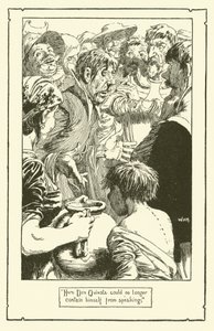 Illustratie voor Don Quichot door William Heath Robinson