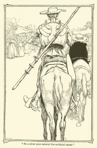 Illustratie voor Don Quichot door William Heath Robinson