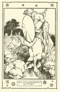 Illustratie voor Don Quichot door William Heath Robinson