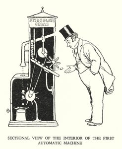 Illustratie voor Railway Ribaldry door W Heath Robinson door William Heath Robinson
