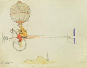Het 21e-eeuwse Cycloplane door William Heath Robinson