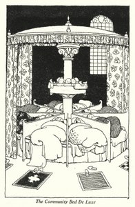 Het Luxe Gemeenschapsbed (litho)