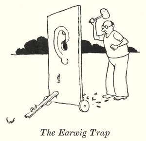 De Oorwormval door William Heath Robinson
