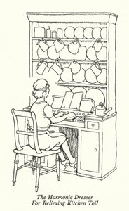 De harmonische dressoir voor het verlichten van keukentaken