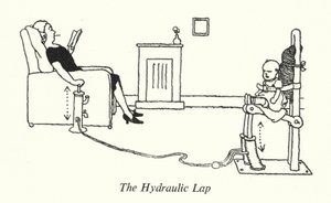De Hydraulische Schoot (litho) door William Heath Robinson