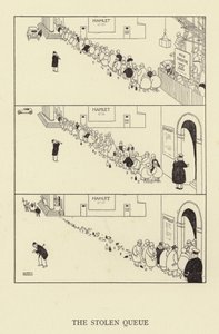 De Gestolen Queue door William Heath Robinson