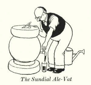 De Zonnewijzer Ale-Vat (litho) door William Heath Robinson