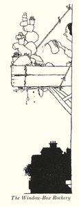 De vensterbank rotstuin door William Heath Robinson