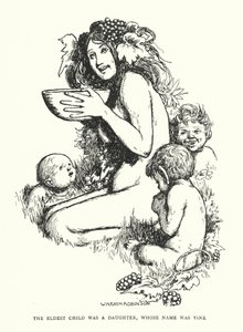 Het oudste kind was een dochter, wiens naam Vine was door William Heath Robinson