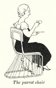 De papegaaistoel door William Heath Robinson